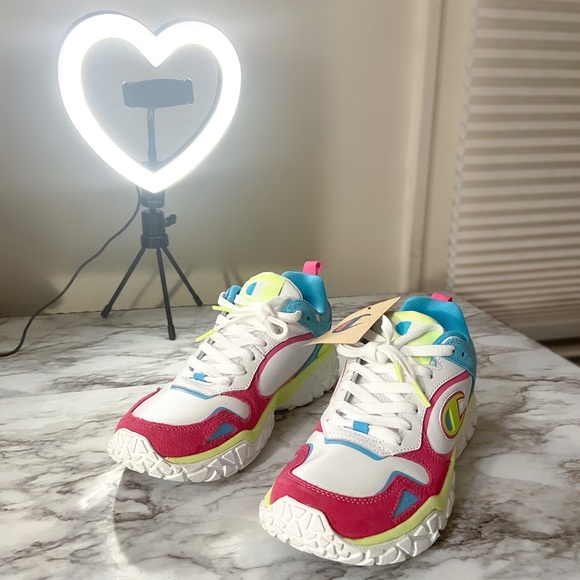 SOLD Champion Tank Track Neon Street Shoes - Picture 4 of 5
